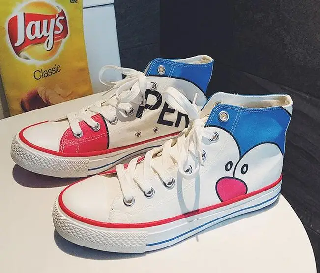 Welcome Dropshipping Boys&ampGirls Black Bear Pattern High Top Canvs Shoes All Size Men Casual Zapatos Mujer Retail Price | Обувь