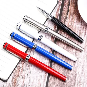 

Korean Novelty Business Metal Gel Ink Pen Cool High Quality Luxury Rollerball Custom Logo Office Thing Promotion Wedding Gift