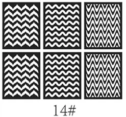 New Style Nail Sticker Hollow out Nail Sticker Template Hollow out Nail Sticker Spray-print Manicure Template Customizable