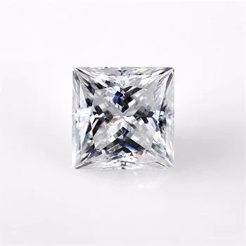 

Princess Cut Moissanite 0.3 Carat 3*3 mm Lab Grown D Color Same As Diamond VVS 3Ex For Women Ring Bracelet Necklace Earring