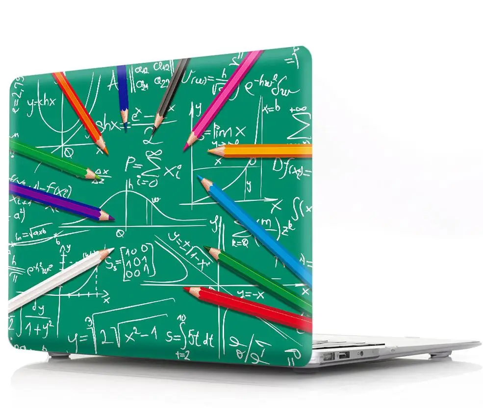 Жесткий чехол с принтом для ноутбука Macbook Pro retina 12 13 15 16 Touch Bar Shell для Mac Air 13 11 чехол - Цвет: 9