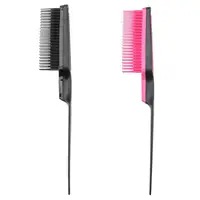 1pc Pointed Tail Comb Prevent Hair Loss Hair Brush Salon tool Styling Comb Multiple Comb Teeth Comb Salon Hairdressing Tools 4