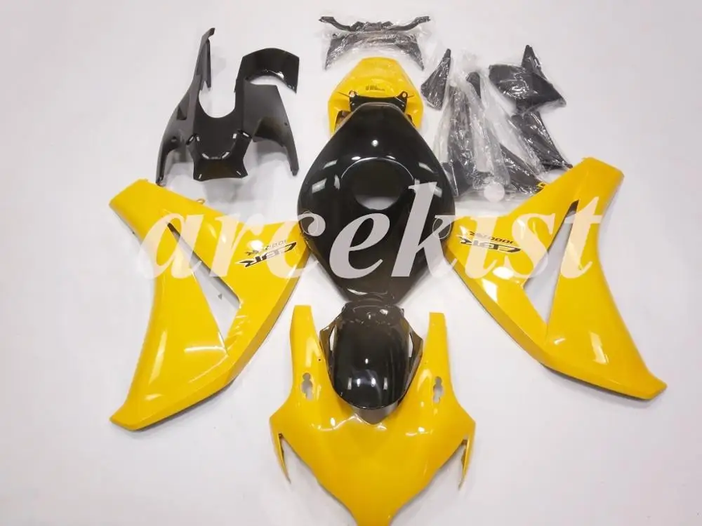 Топ литья под давлением ABS полные комплекты обтекателей Подходит для Honda CBR1000RR 2008 2009 2010 2011 CBR1000 Кузов Набор изготовленный на заказ черный