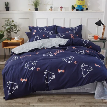 

Thumbedding Cute Koala Bedding Set Queen Size Cute High End Navy Duvet Cover King Full Twin Single Unique Design Bed Set