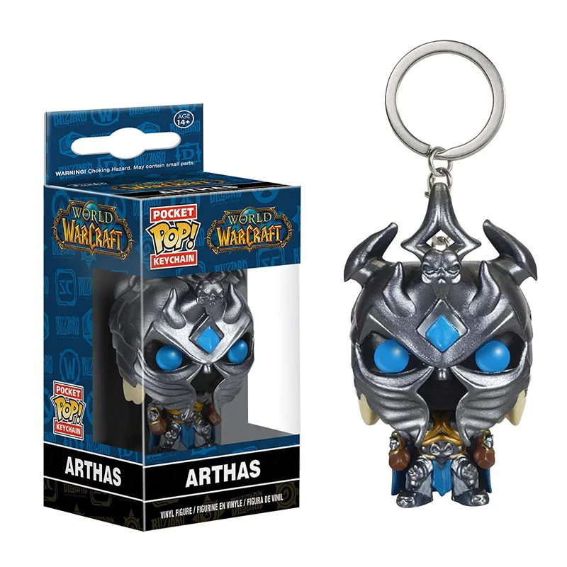 Брелок Disney WOW Arthas коллекционные экшн-фигурки игрушки | Игрушки и хобби