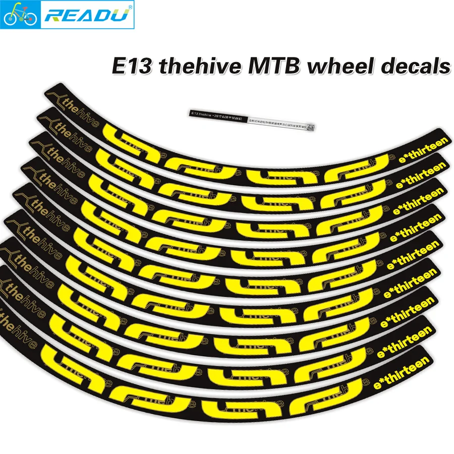 E13 thehive mtb rim наклейки велосипедные на велосипед wheelset MTB для обода два колеса|stickers