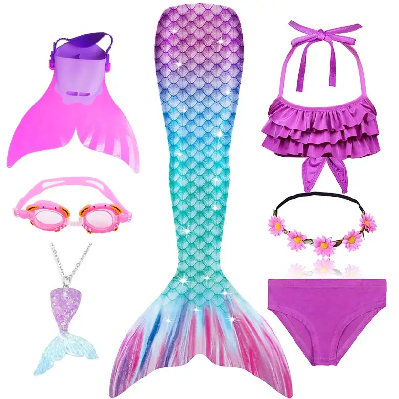 Little Mermaid Tails Swimwear Cosplay Costume