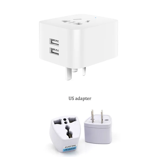 Add US Adapter Xiao mi jia умная розетка Bluetooth Gateway Edition Wi-Fi power беспроводной пульт дистанционного управления розетка адаптер работает с mi Home App - Цвет: Add US Adapter