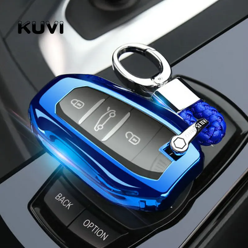 ТПУ чехол для ключей автомобиля peugeot 2008/301/307/3008/308/407/408/4008/508/Авто Смарт защита