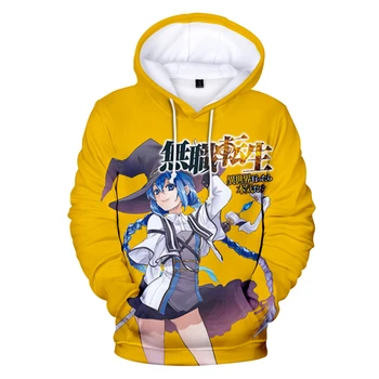 

mushoku tensei 3D print hoodie for children's sweatshirt Harajuku design high quality long sleeve hip pop boys/girls 3D costume