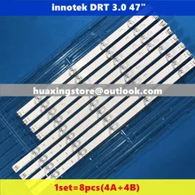 8 шт./лот Замена светодиодный полосы для LG 4" ТВ innotek DRT 3,0 47" 47LB6300 47GB6500 47LB652V 47lb650v LC470DUH 47LB5610 47LB565V