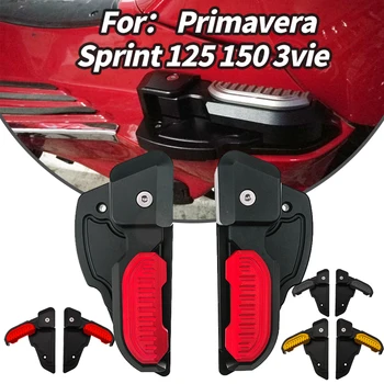 

Motorcycle Rear Footrests Foot Rests Passenger Extensions for Vespa Primavera Sprint 125 150 3vie Prima 125 150 accessories