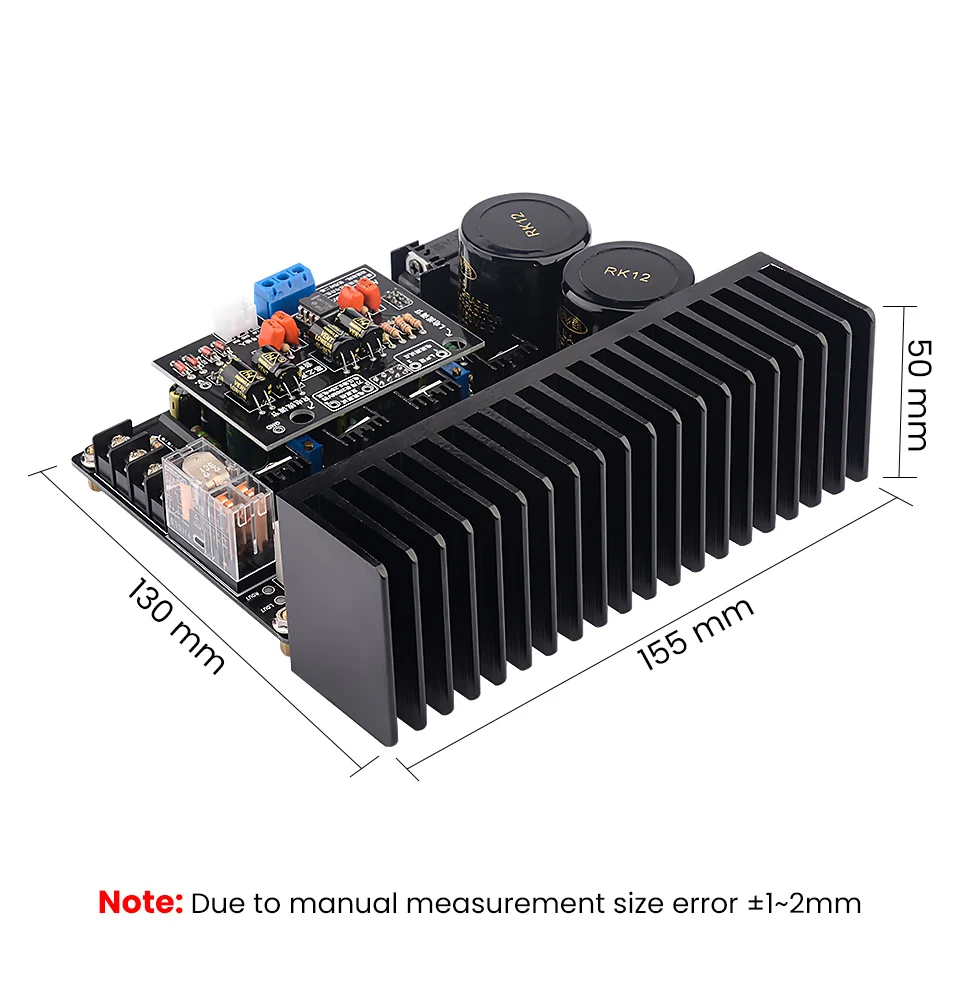 AIYIMA Discrete Tube Power Amplifier Board 120Wx2 UPC2581V HiFi Two Channel Audio Amplifiers NJW0281G NJW0302G power amplifier