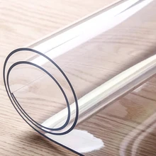 Waterproof Tablecloth PVC Table Cloth Transparency Table Cover Mat for Home Kitchen Pattern Oil Cloth Glass Soft Cloth 1.0mm
