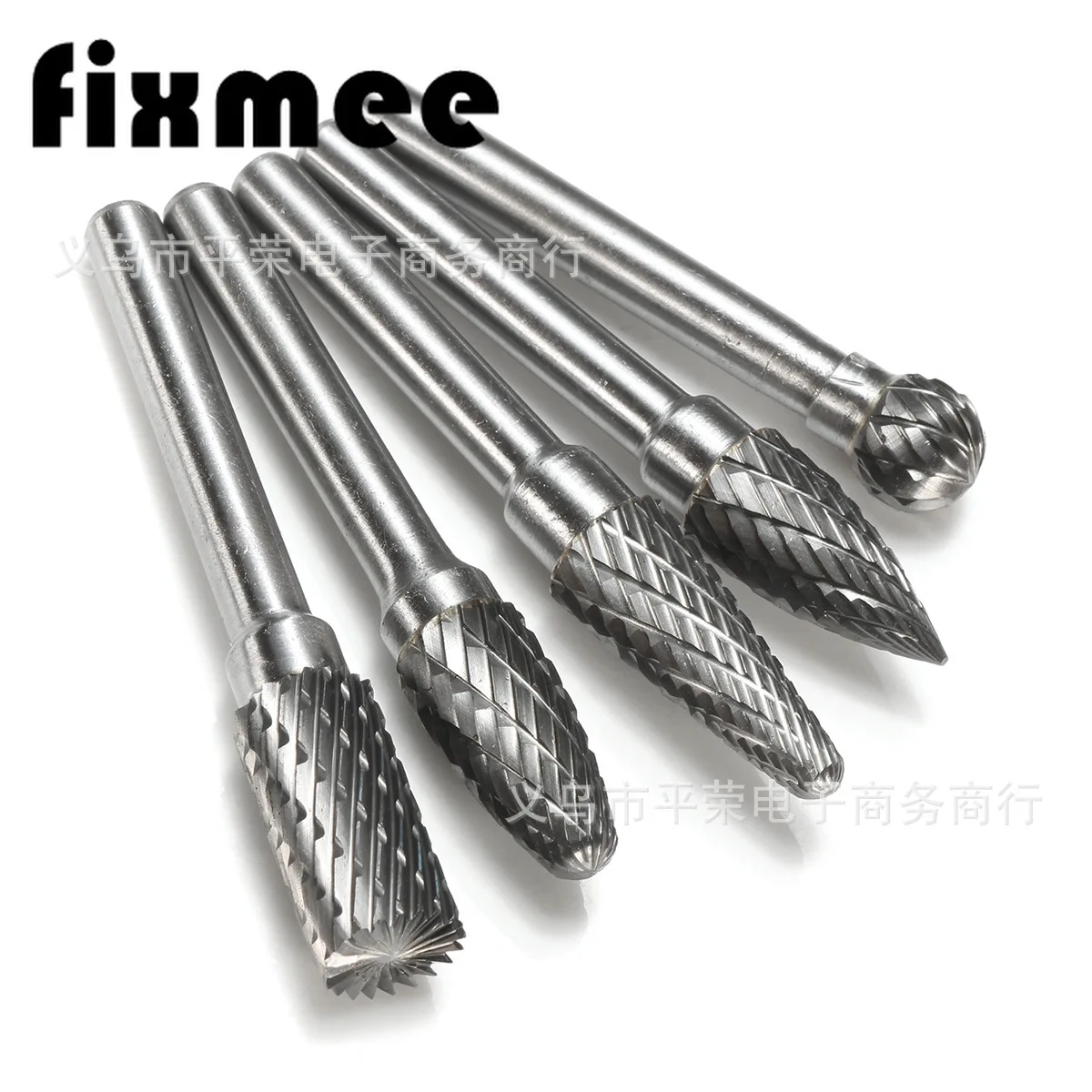 Fixmee 1x1/4 ''Концевая фреза 8 мм Головка Вольфрам Карбидное роторное кофемолка резьба режущая головка