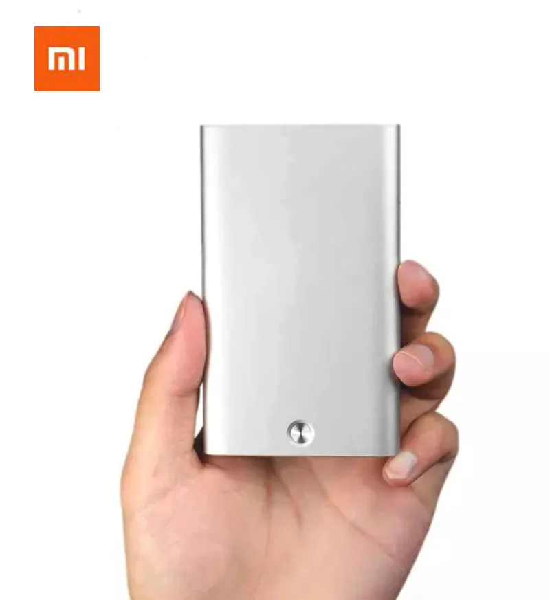 Xiaomi Mijia Чехол для карт автоматический всплывающий мужской бизнес держатель для карт, тонкий алюминиевый футляр для карт памяти, кредитное удостоверение личности для хранения