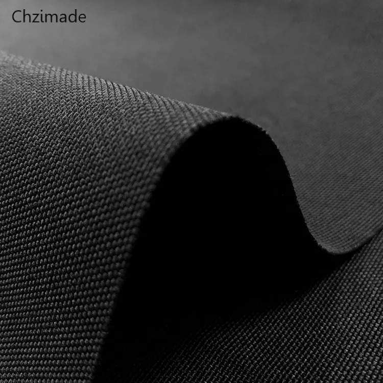 Lychee Life 1 ярд толстый черный Pu Coatng Cordura нейлоновая ткань анти-водостойкая ткань для защитной ткани - Цвет: 100x75cm