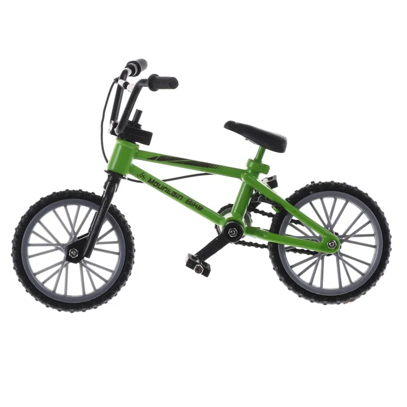 Мини красный зеленый синий палец игрушечные велосипеды BMX горный велосипед BMX Fixie велосипед Скутер для пальца игрушка креативный игровой костюм Детский Взрослый - Цвет: 2