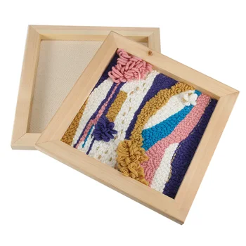 

Wood Embroidery Tambour Frame Art Craft Embroidery Tools Cross Stitch Frame 66CY