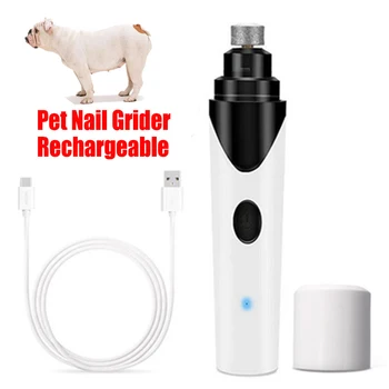 

Pet Nail Grinder Rechargeable Dog Nail Clippers Dog Grooming USB Electric Cat Pet Trimmer Clipper Pets Paws Nail Cutter