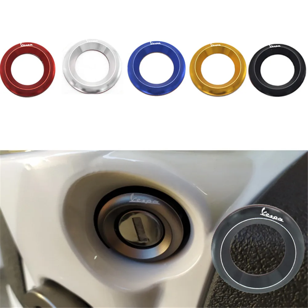 

Motorcycle Ignition Switch Cover Key Switch Protector Ring Cover For Vespa GTS GTV LX PX Super Sport Sprint Primavera 150 300