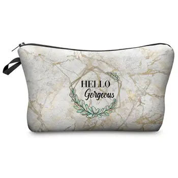 

Sell at a loss! Women Lady Marble Pattern Makeup Bag Travel Cosmetic Pouch Toiletry Casual Storage Organizer