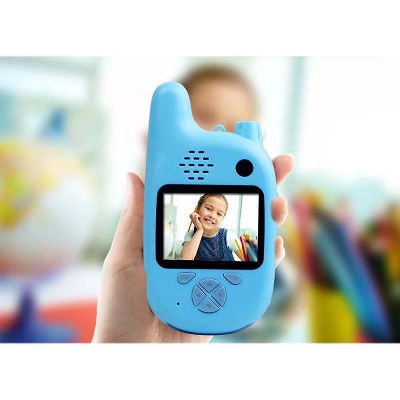 Полноразмерная цифровая камера, Детская камера, рация с двумя объективами, Забавная детская камера 720 P, Детская камера