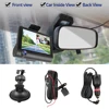 4 inch Full HD 1080 3 lens Registrator Camera Car-Dvr with Rearview Mirror Dash-Cam Night-Vision View G sensor Video Recorder ► Photo 2/6