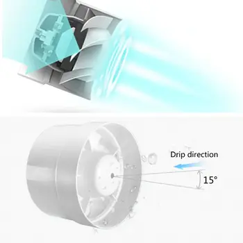 

4\" Silent Wall Extractor Exhaust Ventilation Fan Air Blower Window Ventilator 72XF