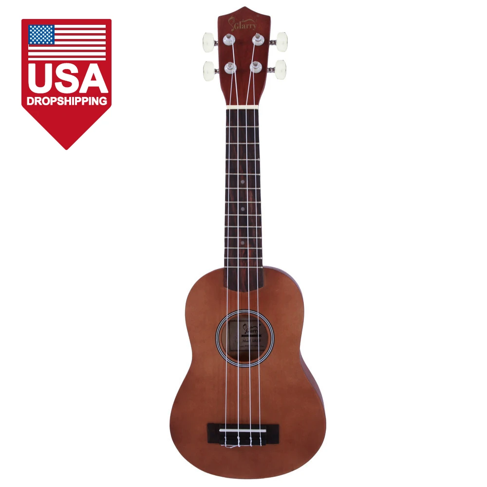 

DropShipping Glarry UK103 26" Pure Color Rosewood Fingerboard Basswood Tenor Ukulele with Bag Brown