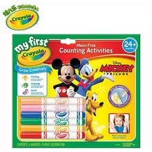 Crayola детская серия Микки Маус не грязная Волшебная Акварельная ручка детская граффити 81-1365