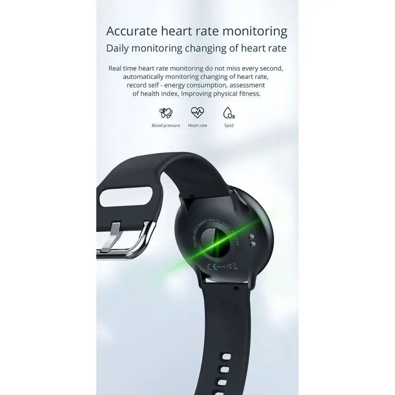 Waterproof IP68 Fitness Track Heart Rate Blood Pressure Smart Watch Monitor Band Sport Watch 4 Colors New