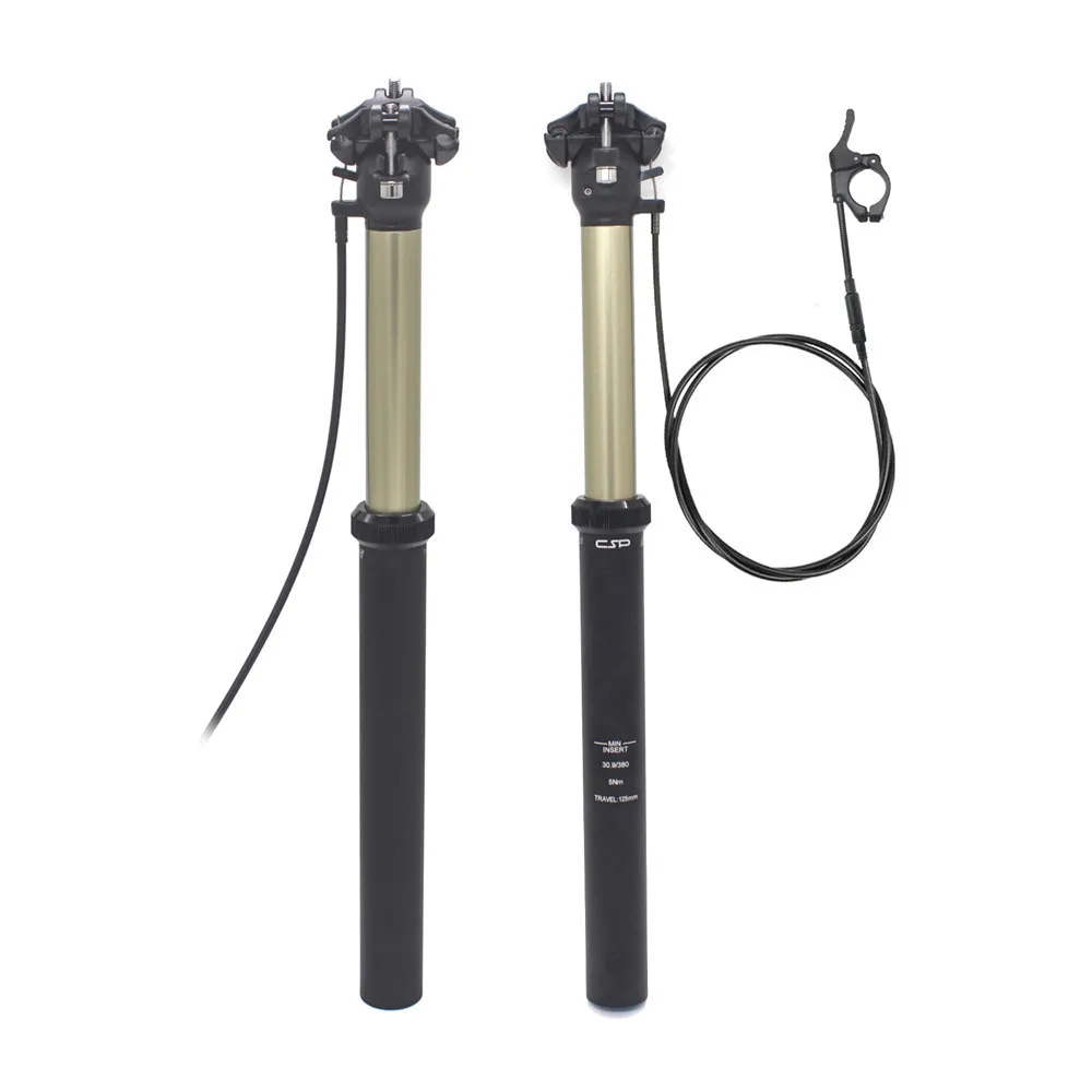 

DNM CSP Mountain Bike Bicycle Dropper Seatpost Remote Lockout 380mm Travel 125mm