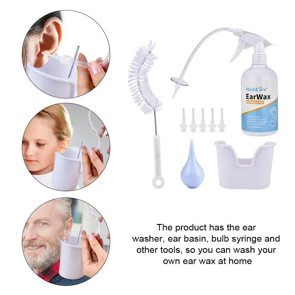 

Ear Cleaner Ear Wax Removal Tool Removal Soft Spiral Cleaner Prevent Ear-pick Clean Tools Ear Care Kit Ear Wash Set With