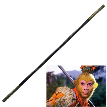 

Monkey King Cudgel Kung Fu Wooden Wushu Sticks Monkey Cudgels Carving Dragon Golden Staff Shaolin Martial Arts Weapon Practice