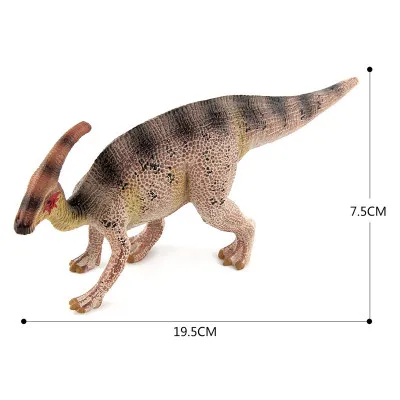 Realistic Parasaurolophus Dinosaur Animal Dino Figure Christmas Gift Kids Toy 