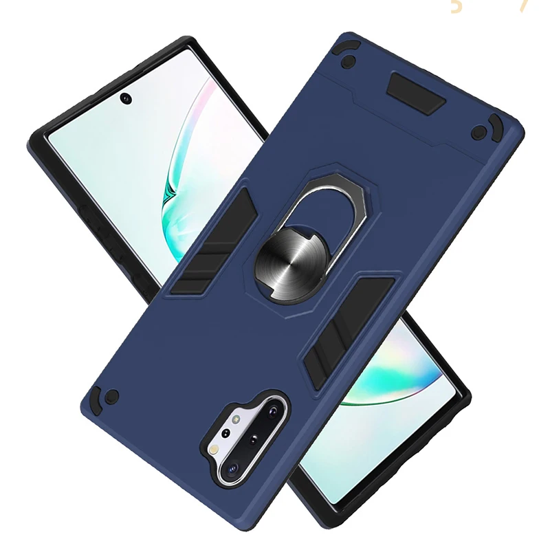 

Phone Case For Samsung Galaxy S20 Ultra Note 10 Plus A71 A51 A70 Luxury Magnetic Ring Bracket Back Cover Armor Shockproof Shell