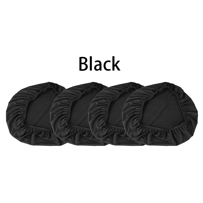 Description Picture 4 of item1Pc Removable Round Chair Protector Dining Room Chair Seat Cover Washable Elastic Cushion Covers for Oblong Round Square Chairs
