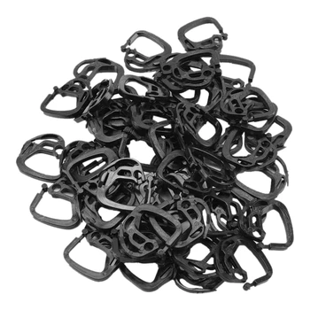 

200Pcs Shade Net Hanging Hook Greenhouse Garden Flower Vegetable Vine Fixed Clip Plant Support Sunshade Clips Clamp