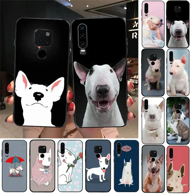 TOPLBPCS бультерьер собака чехол для телефона Huawei P20 lite P40 mate 10 20 pro P smart 2019 Y7 P30
