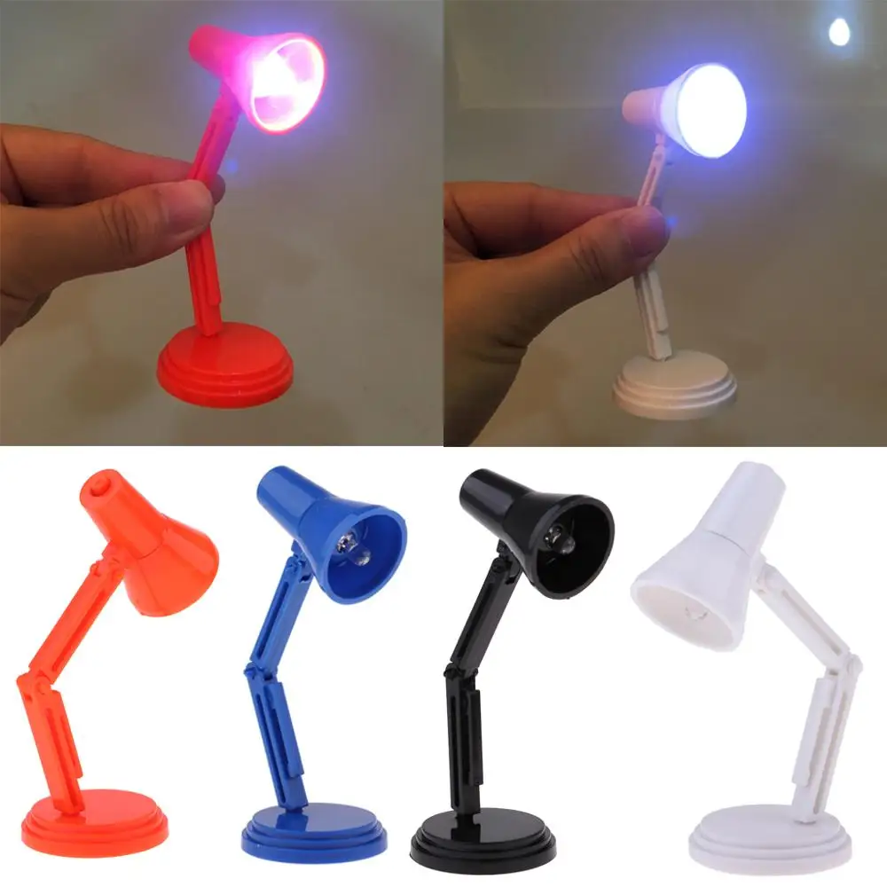 Miniatur LED Tischlampe Beleuchtung für Puppenstube 1/6 Puppenstube Zubehör