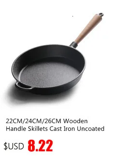 32 см железные сковороды Maifan каменное покрытие сковорода вок вакуумная сковорода с крышкой для газовой и индукционной плиты