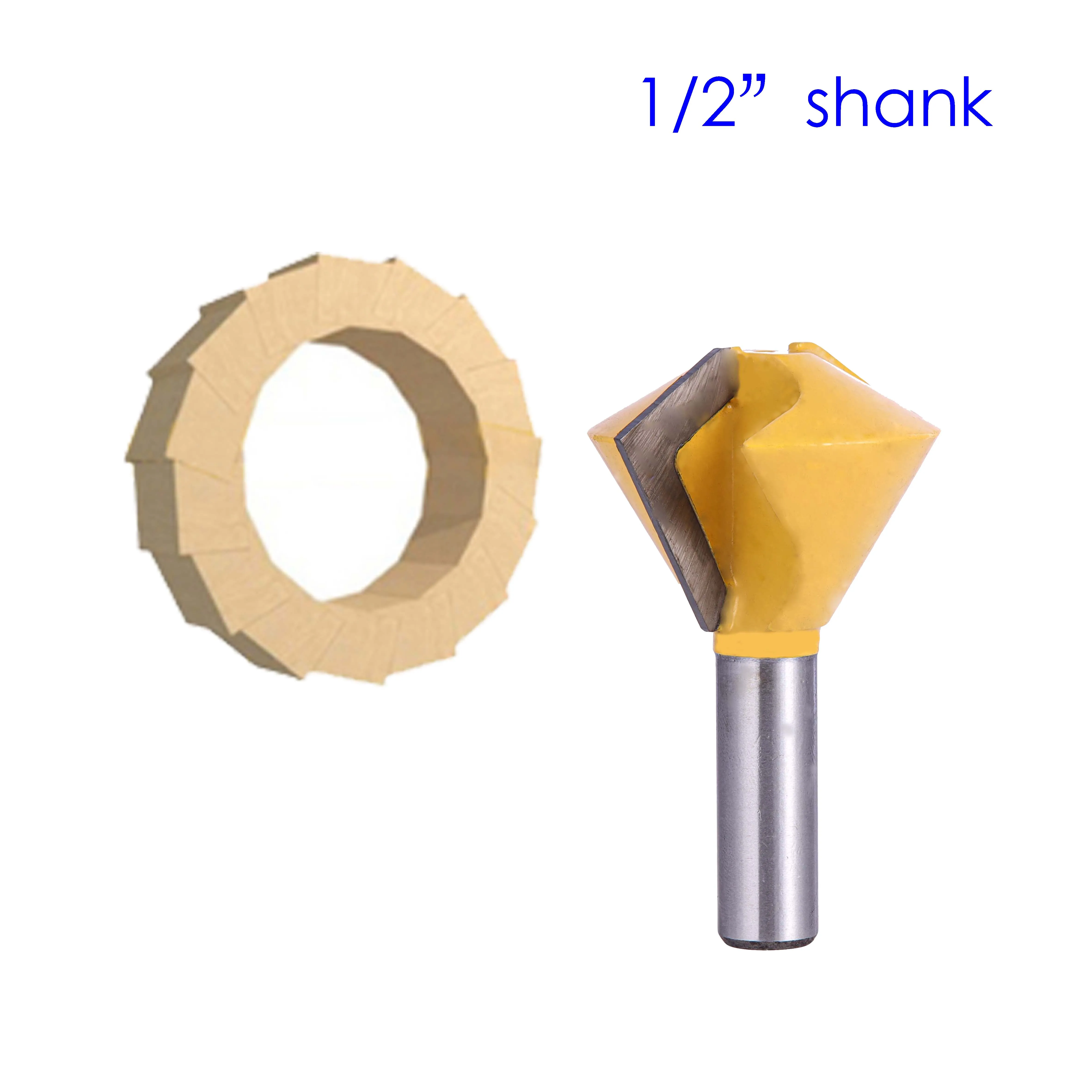 

1/2 Inch Bird Mouth Router Bit Shank Cutter Wood ToolsWoodworking Milling