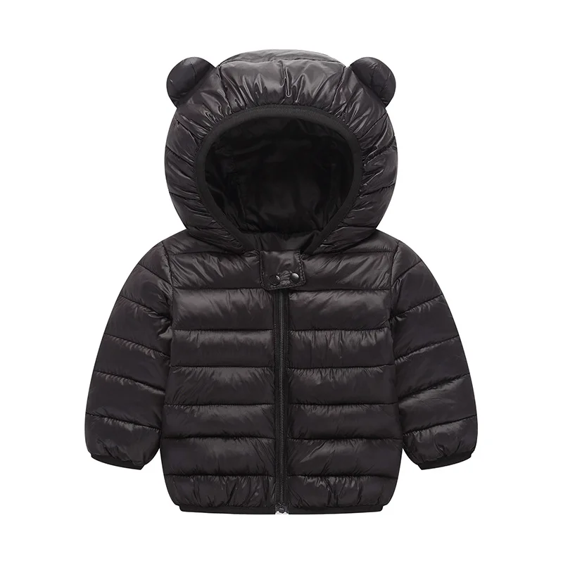 Куртки для маленьких мальчиков и девочек; осенне-зимнее пальто для девочек; детская одежда; одежда для детей; теплая верхняя одежда; толстовки с медведем