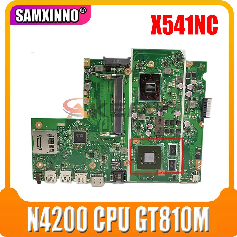 Материнская плата X541NC для ноутбука ASUS оригинальная материнская Pentium N4200 CPU GT810M |