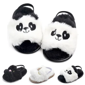 

2020 The New Hairy Baby sandals Shoes Soft Sole Baby Girl Shoes Casual Baby Girl sandals Shoes