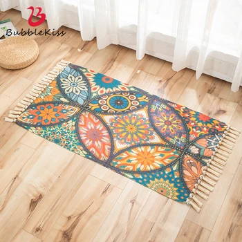 

Bubble Kiss Rugs And Carpets For Home Living Room Ethnic Style Bedroom Carpet Tassel Design Geometric Pattern Decor Area Mat