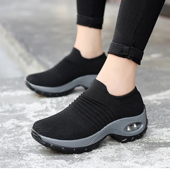 

Summer Women Sneakers Fashion Breathable Comfortable Soft Sole Casual Shoes Platform Sneakers Women Loafers Walking Shoes 35-42