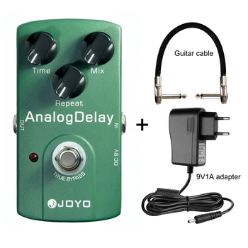 

JOYO JF-33 Analog Delay Effects Guitar Pedal True Bypass With Time Mix Repeat Knob MildMini Design+Free a Adapter and Cable