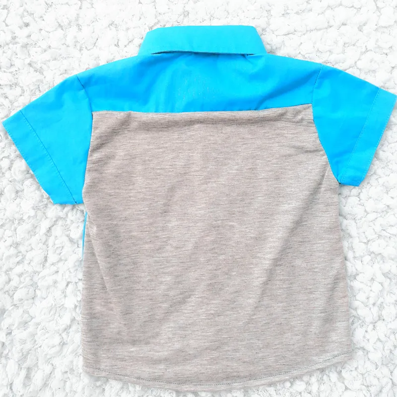 Baby boy clothes Summer 2024 New Boys ShortSleeve Classic Lapel Children Shirts Tops with Pocket Baby Boy Casual Shirt Kids 2